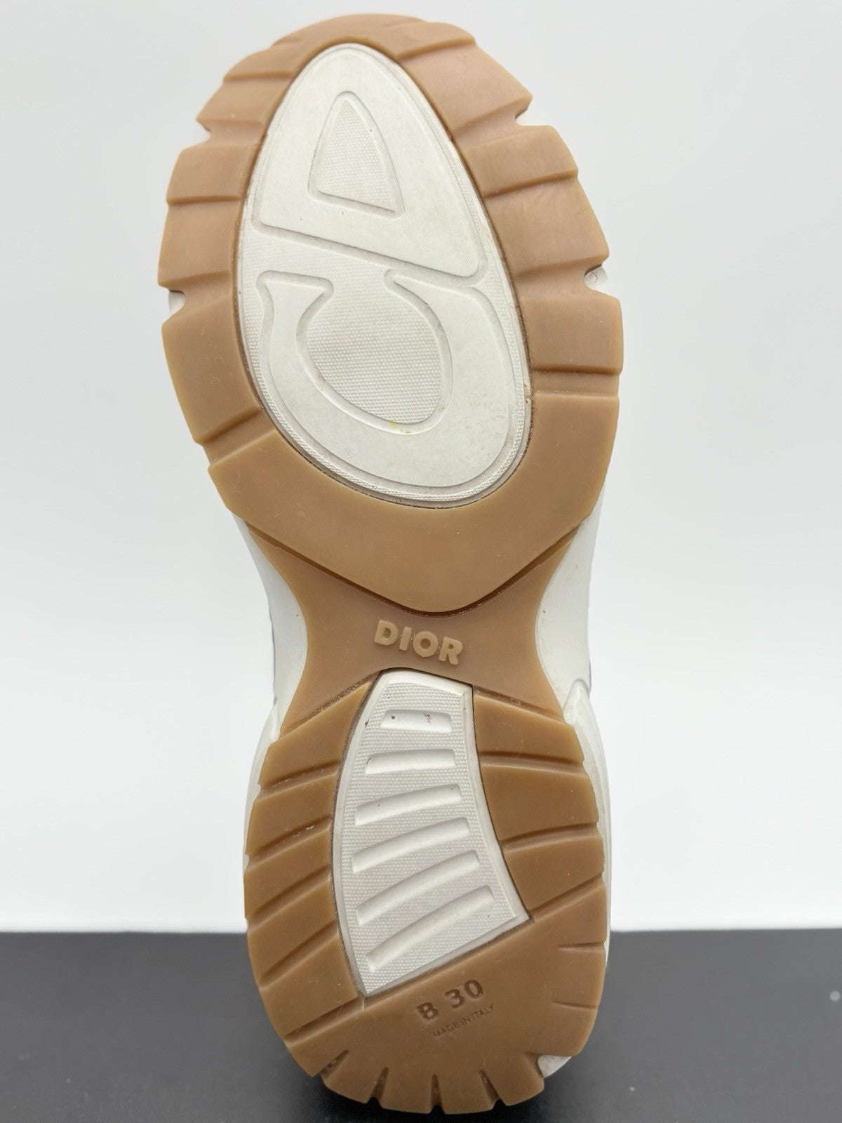 Size 41 (8 US) - Dior B30 Reflective Sneaker ' Tan White ' | GREAT CONDITION!