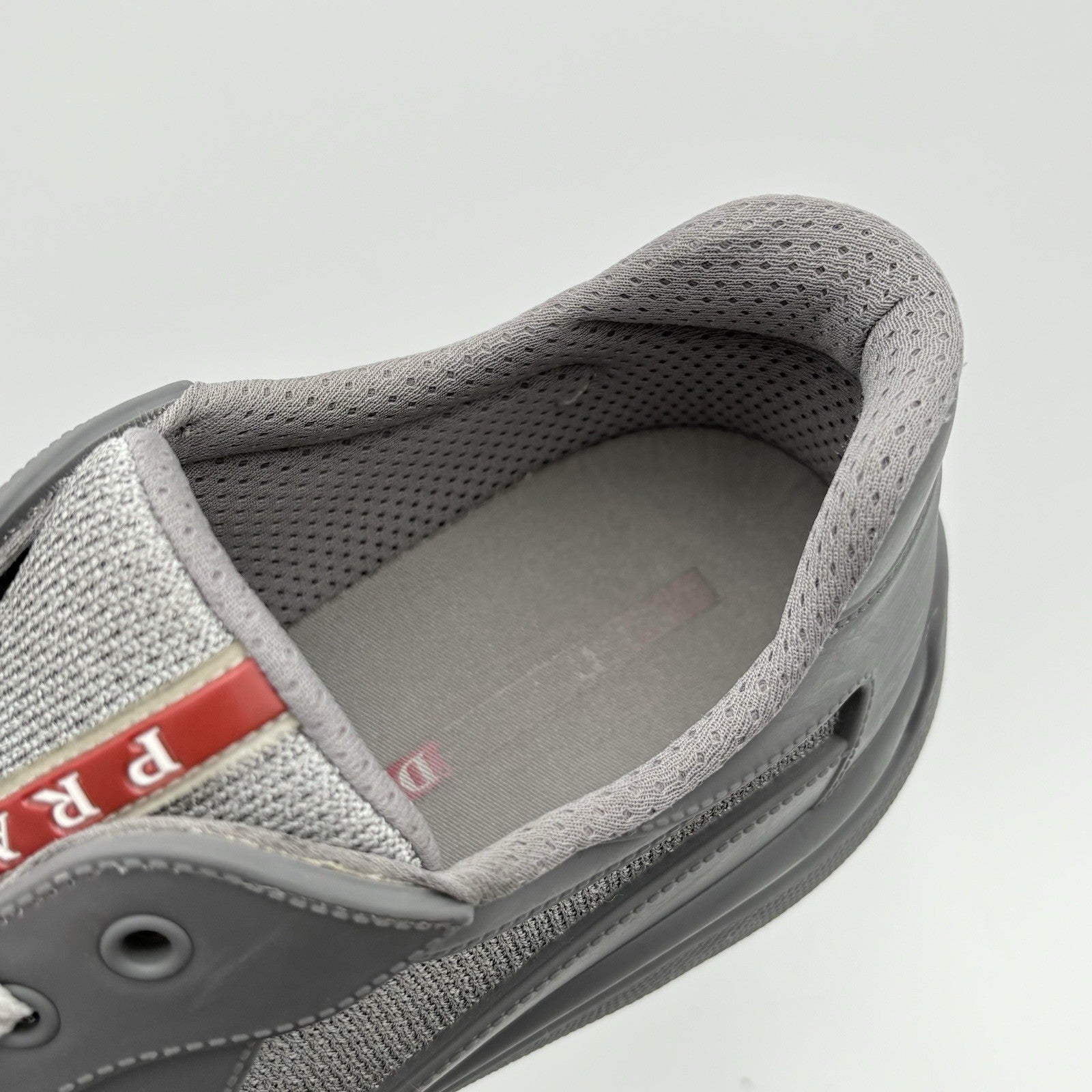 Size 43 (10 US) Prada America's Cup Soft Rubber ' Grey ' | GREAT CONDITION!