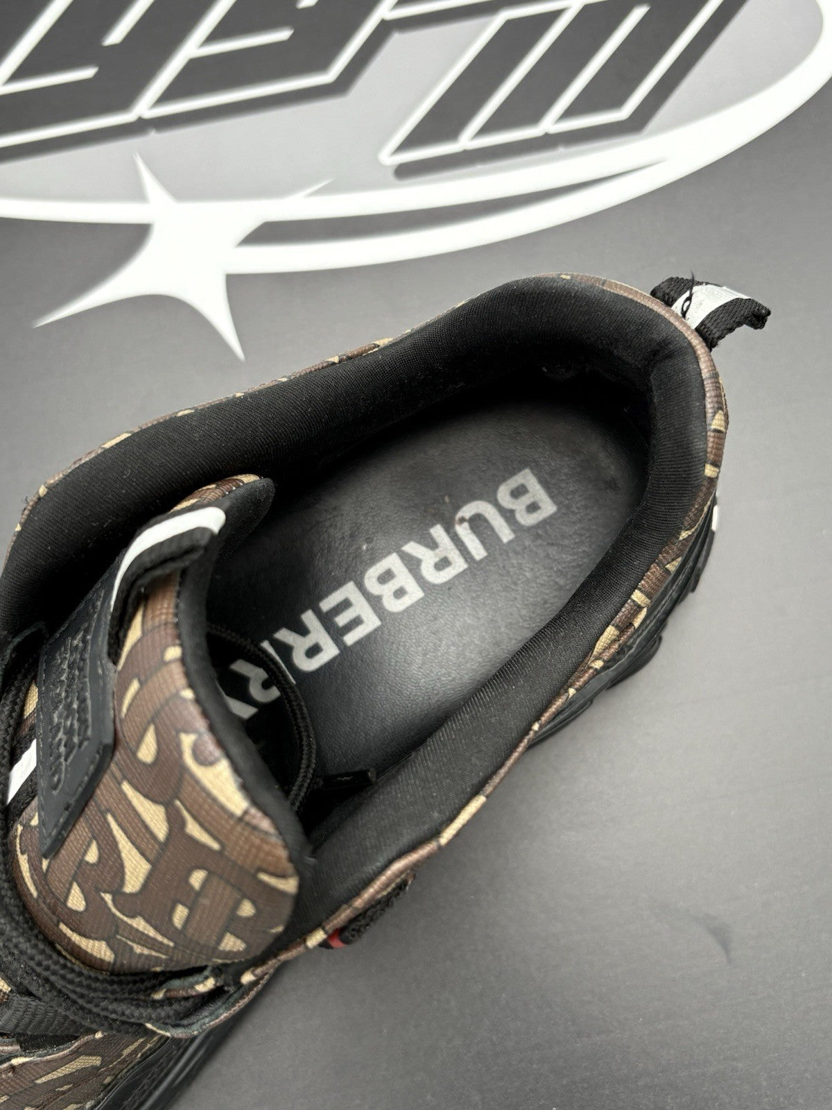 Size 46 (13 US) Burberry Arthur Low-Top  ' Monogram Print ' | GOOD CONDITION!
