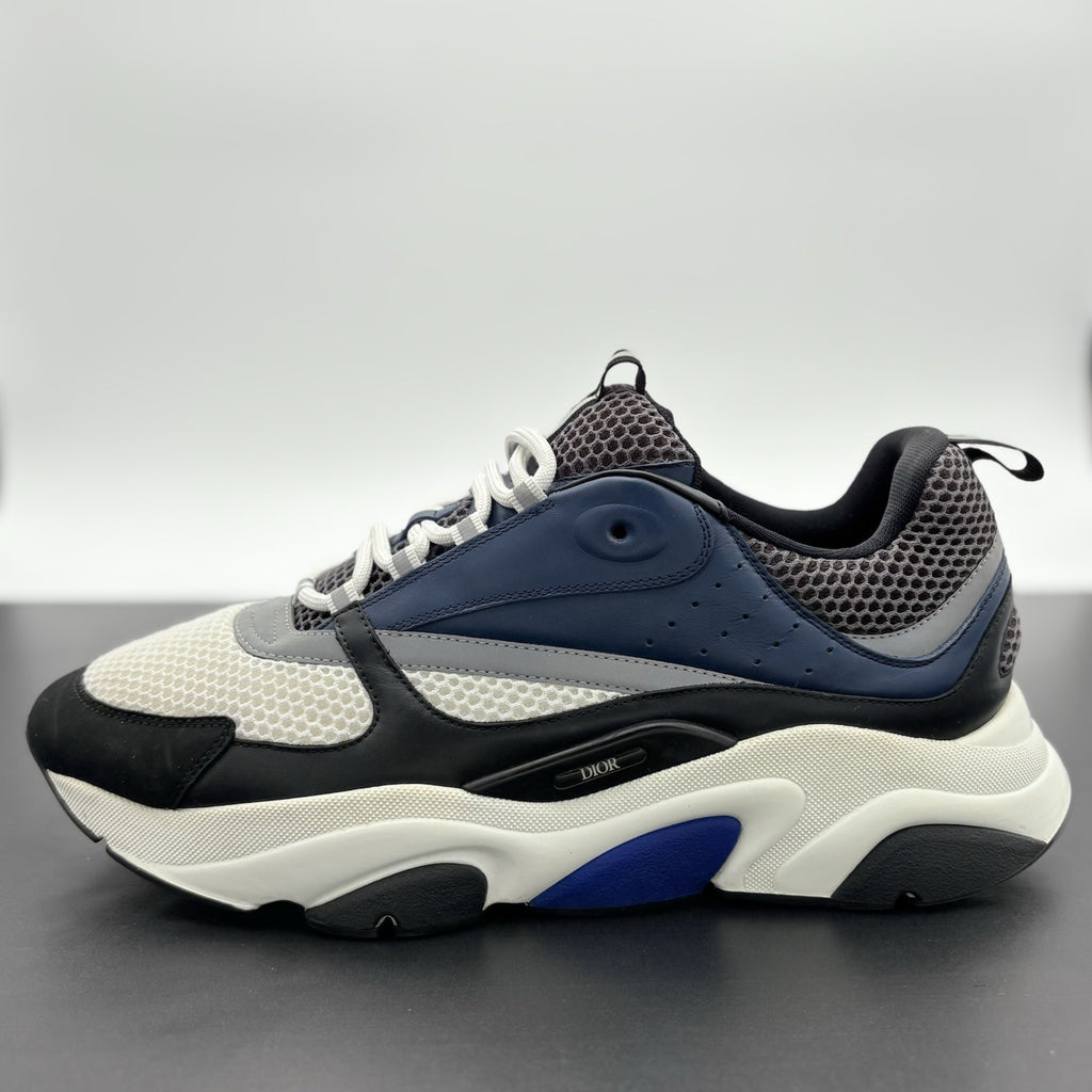 Size 48 (15 US) Dior B22 Sneaker ' Navy Black White ' | SUPER CLEAN!