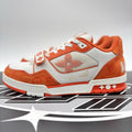 Size 9 LV (10-10.5 US) Louis Vuitton Trainer Strap ' Orange ' | GREAT CONDITION!