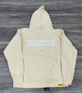 Size L - Awful Lot Of Cough Syrup Hoodie ‘ Beige ‘ | BRAND NEW!