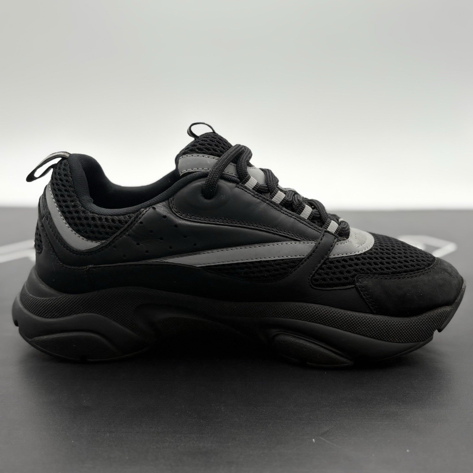 Size 42 (9 US) - Dior B22 Reflective ' Black ' | SUPER CLEAN!