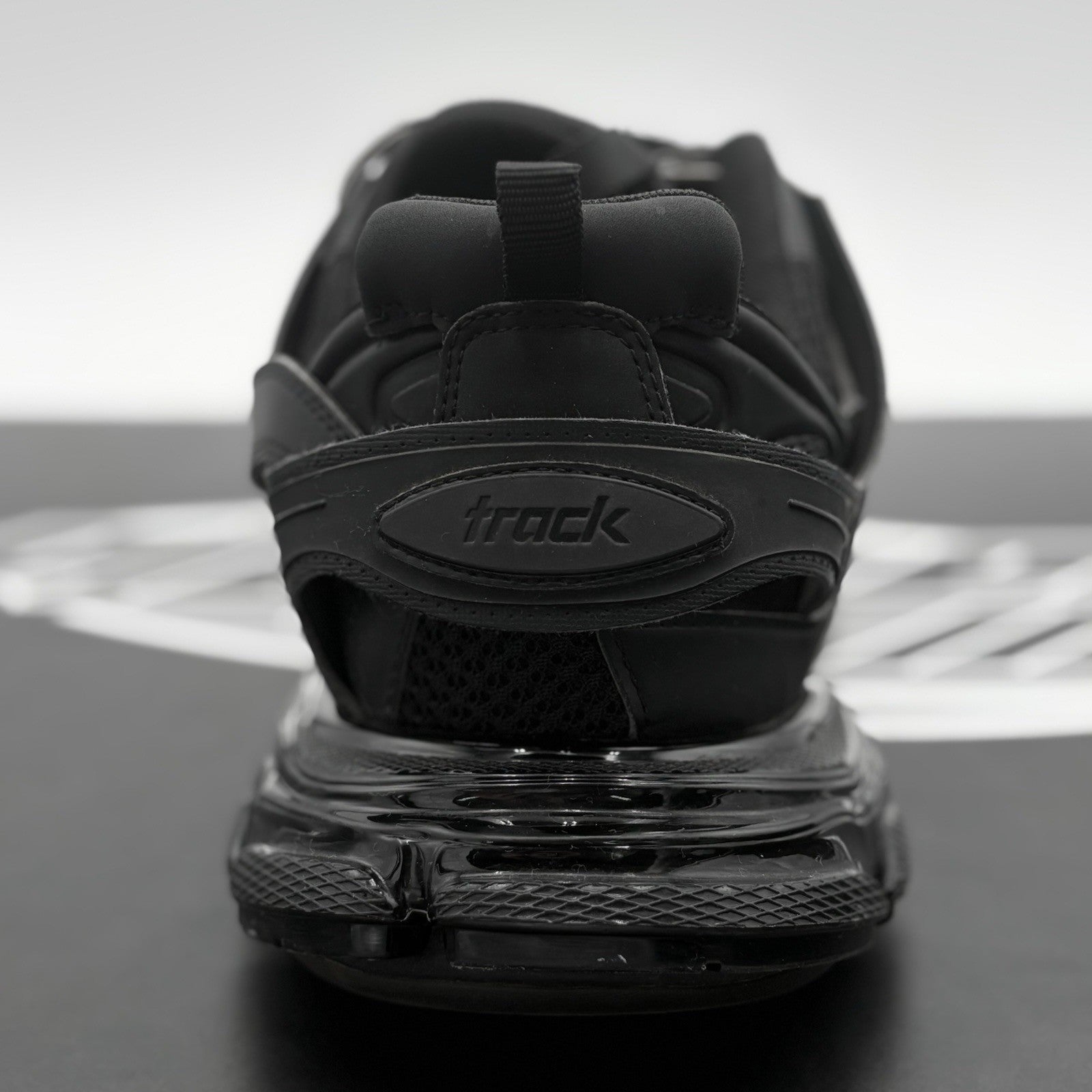Size 45 (12 US) - Balenciaga Track Sneaker Clear Sole ' Black ' | SUPER CLEAN!