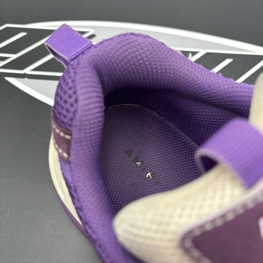 Size 42 (9 US) Amiri Bone Runner ' White, Beige, Purple '