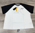 Size Small - Rhude Logo Embroidered Cotton T-Shirt ' Vintage Black ' | NEW!
