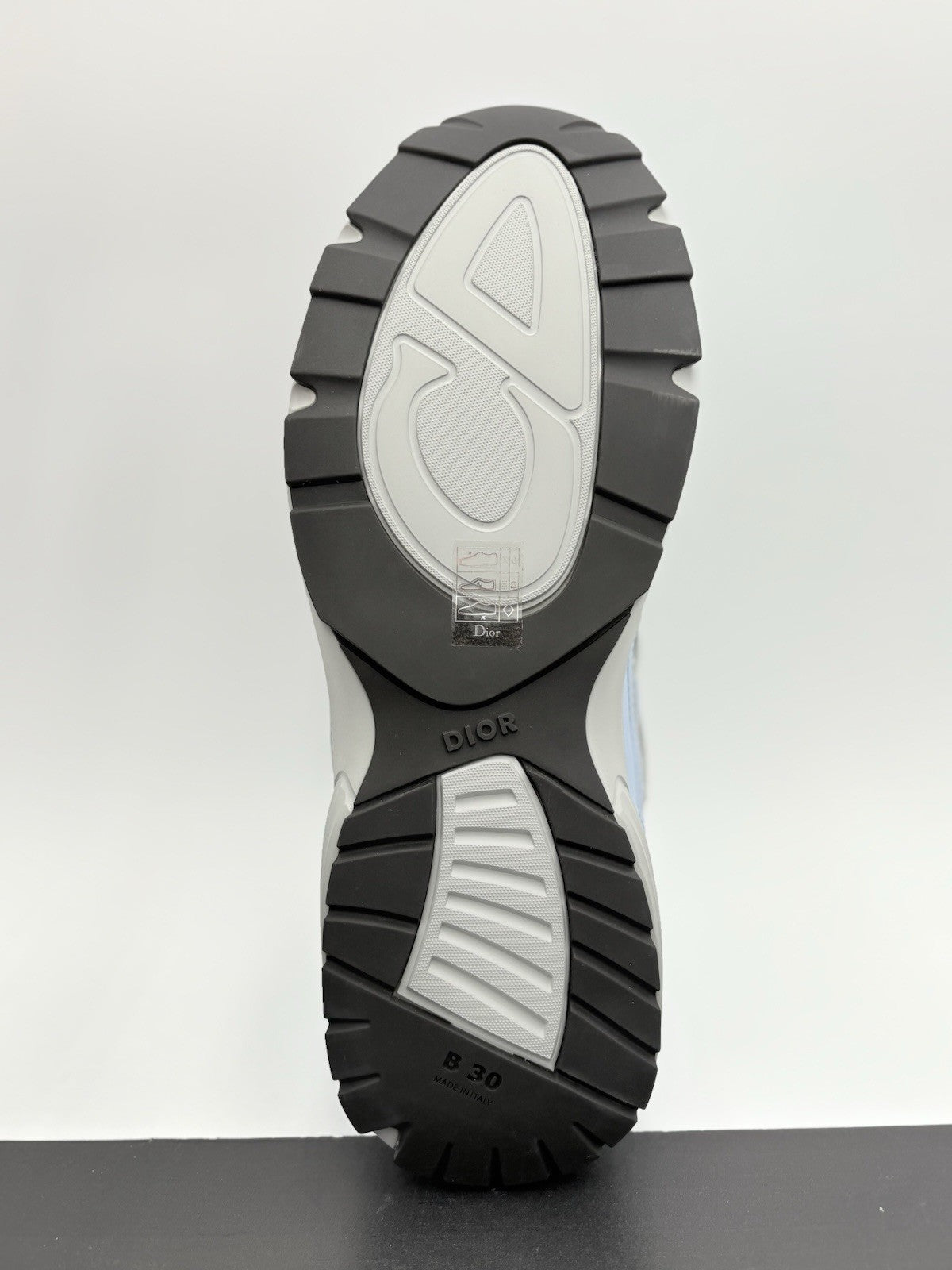 Size 46 (13 US) Dior B30 Reflective Sneaker ' Blue Gray ' | ONLY WORN ONCE!