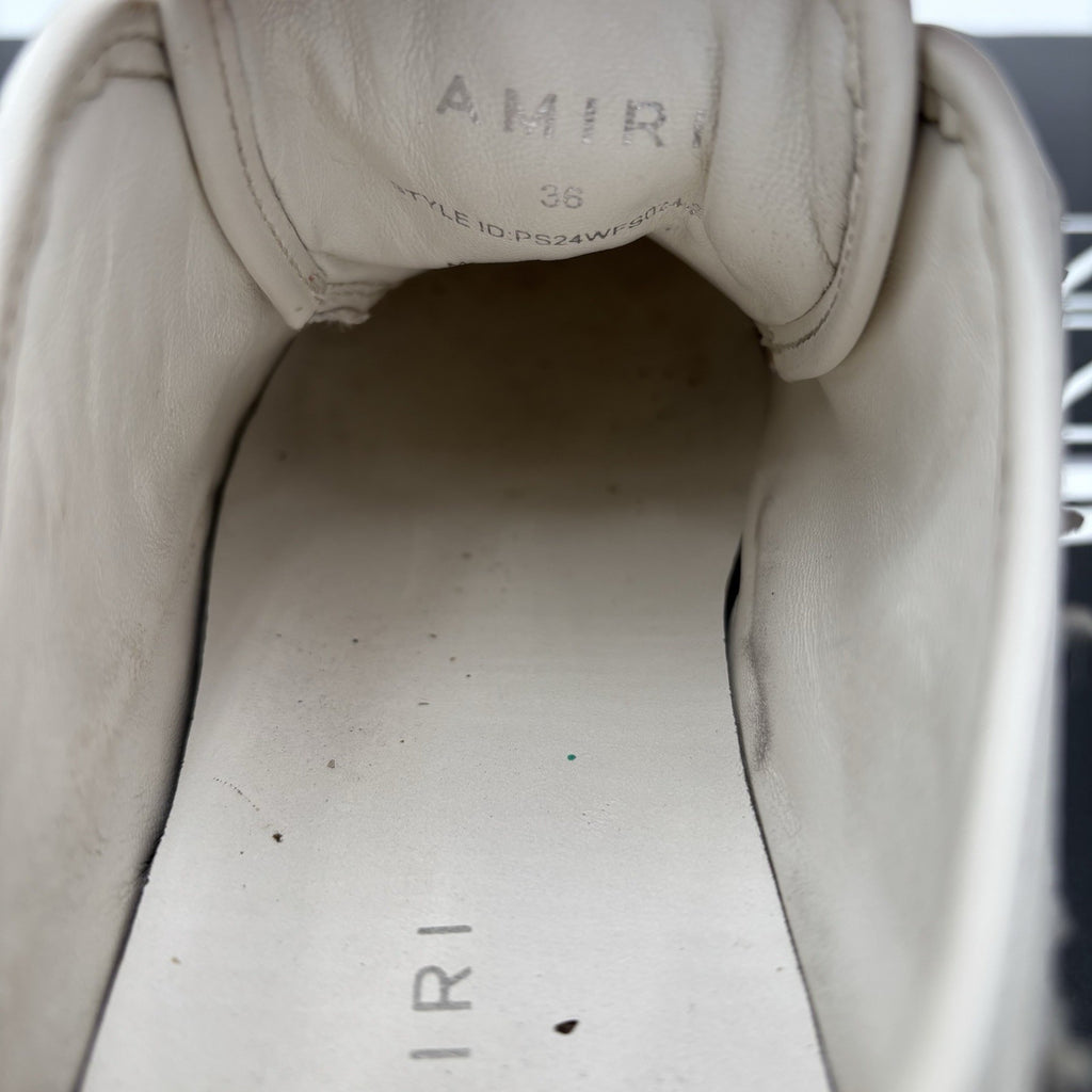 Size 36 (5.5W US) - Amiri Stars Court Low  ' Beige, Grey ' | GOOD COND!