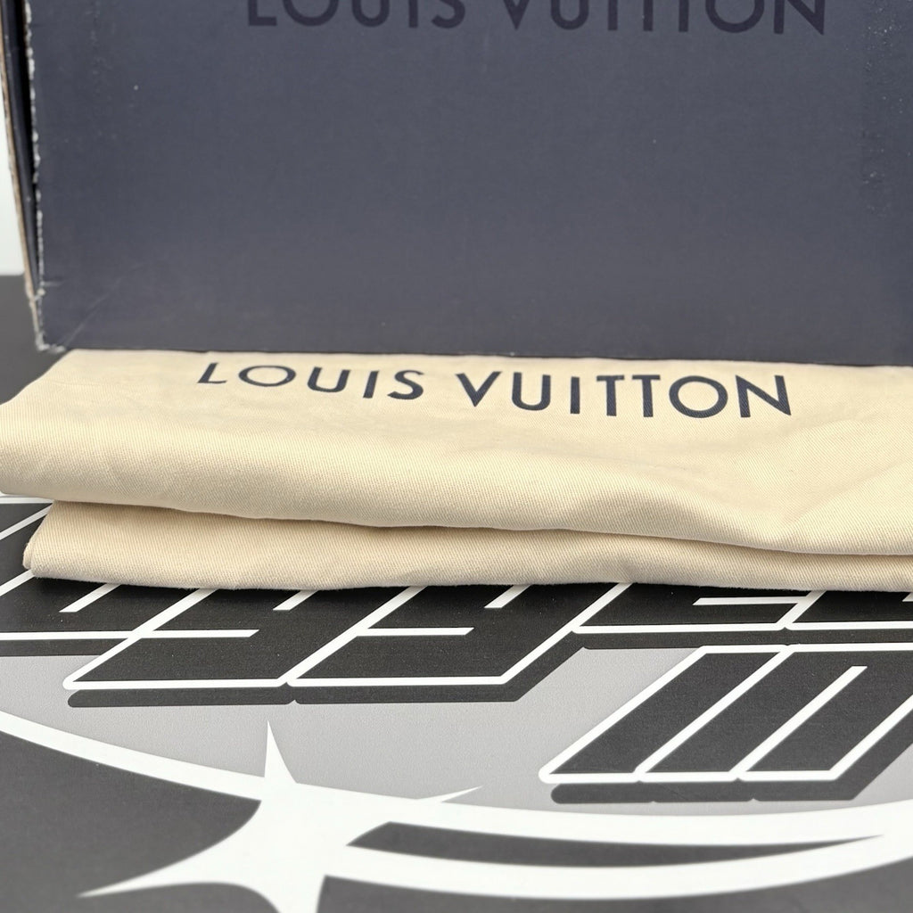 Size 9.5 LV (10.5-11 US) Louis Vuitton Trainer ' Blue Brown Checkered ' | NEW!