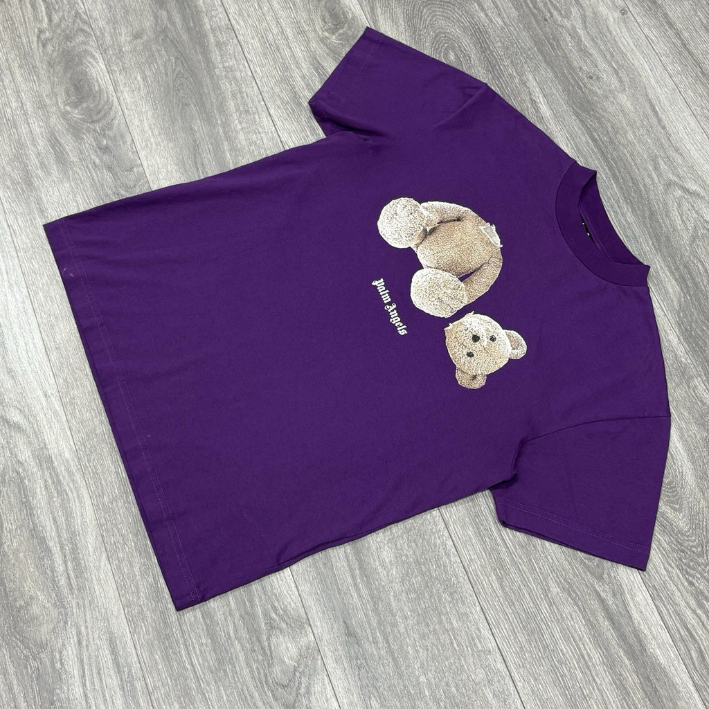 Size Medium - Palm Angels Bear Classic Tee ' Purple Brown ' | GREAT CONDITION!