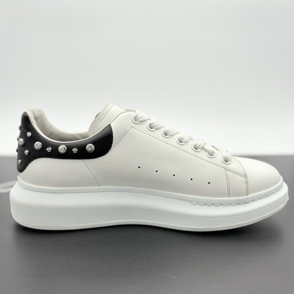 Size 45 (12 US) Alexander McQueen Studded Oversized ' White Black ' | GREAT COND