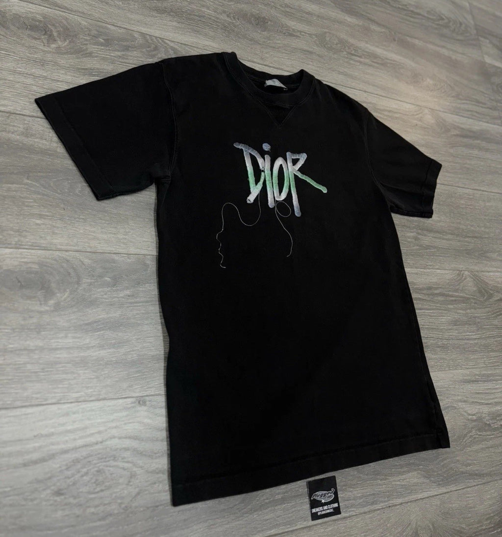 Size Small - Dior Shawn Stussy Embroidered Logo T-Shirt