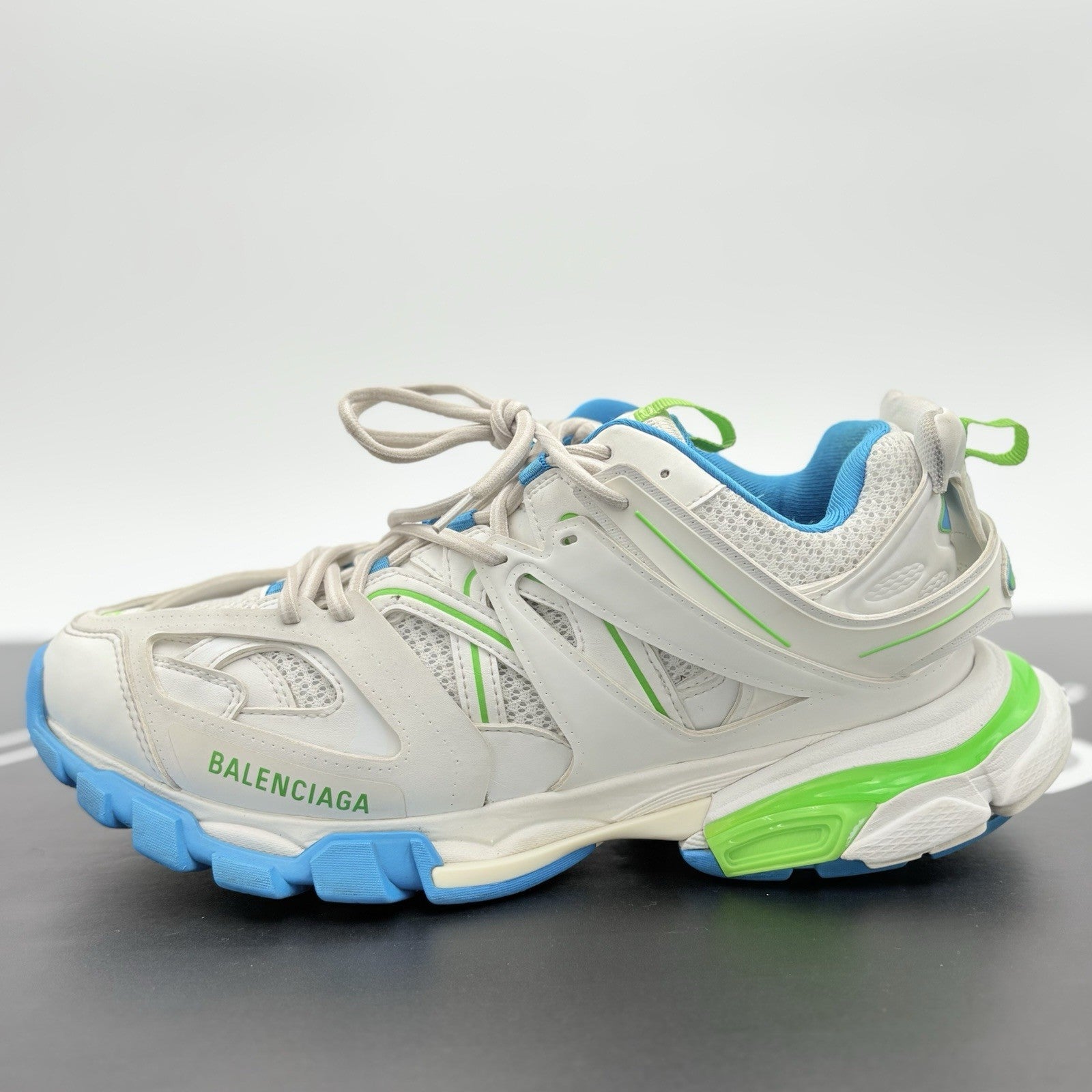 Size 43 (10 US) - Balenciaga Track ' White Blue Green ' | GREAT CONDITION!