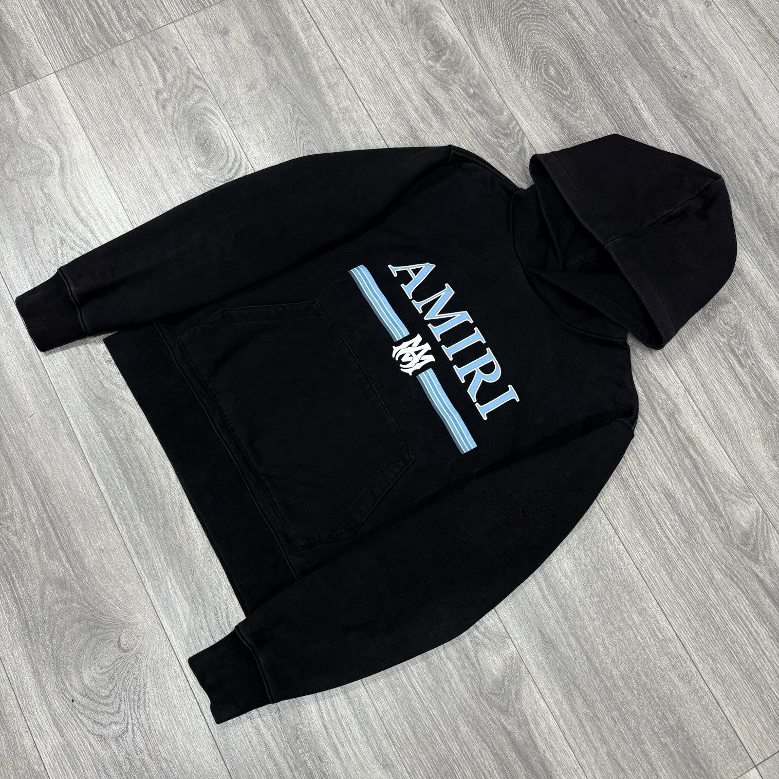Size M - Amiri Bar Logo Hoodie ' Black ' | GREAT CONDITION!