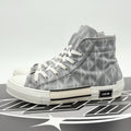 Size 45 (12 US) - Dior B23 High CD Diamond ' Grey White ' | GOOD CONDITION!