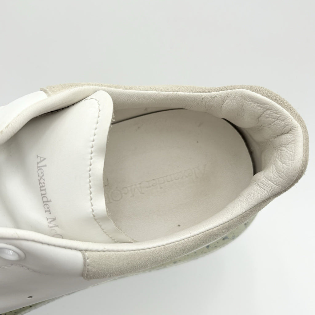 Size 44 (11 US) Alexander McQueen Clear Sole ' Splatter Blue ' | GREAT CONDITION