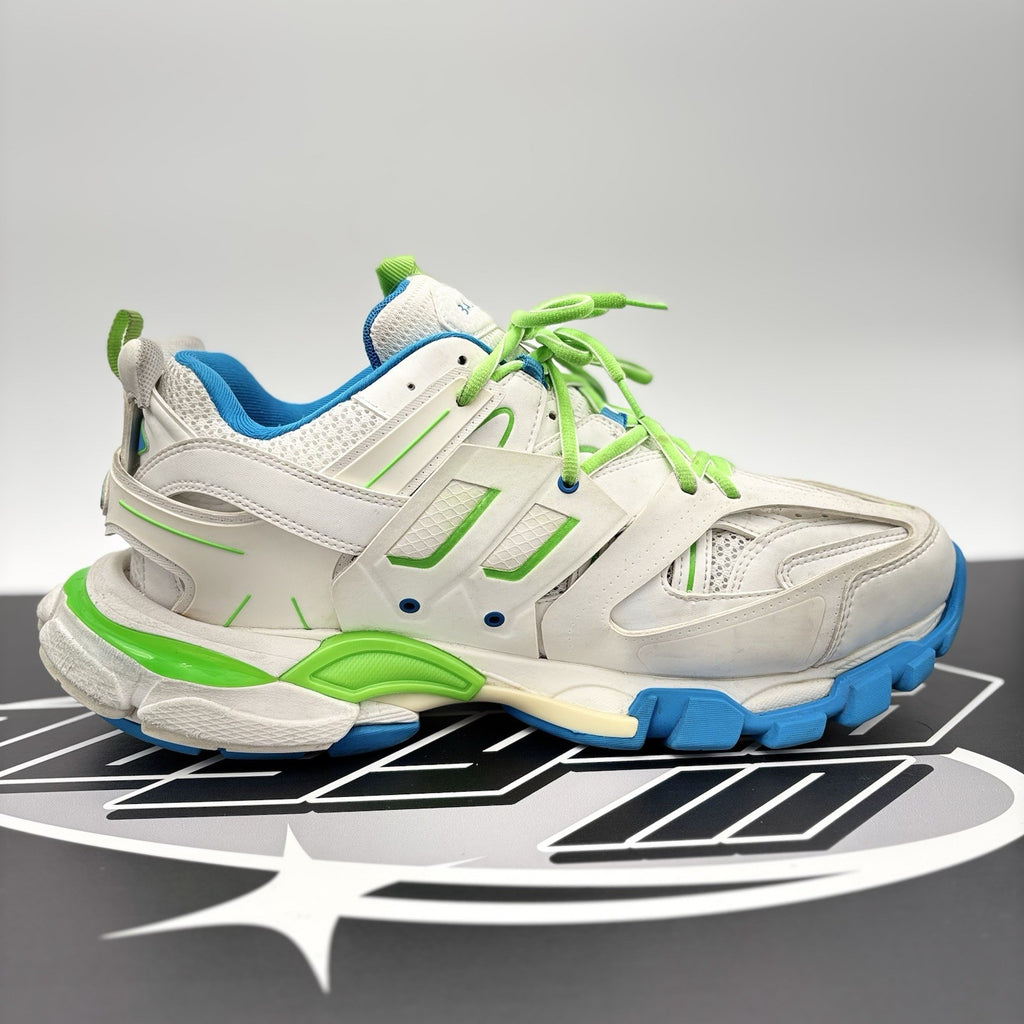Size 45 (12 US) - Balenciaga Track ' White Blue Green ' | GREAT CONDITION!