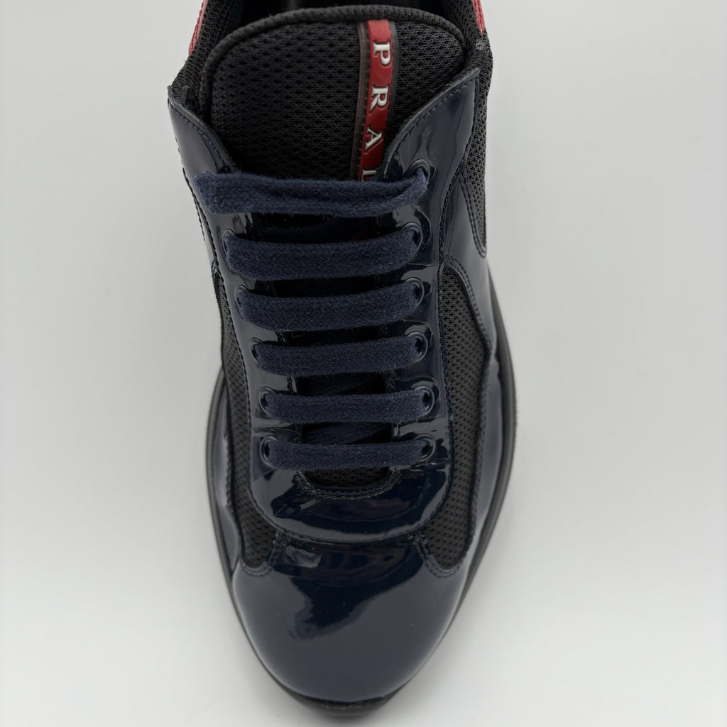 Size 9.5 UK (10.5 US) Prada Americas Cup ' Navy Red ' | GOOD CONDITION!