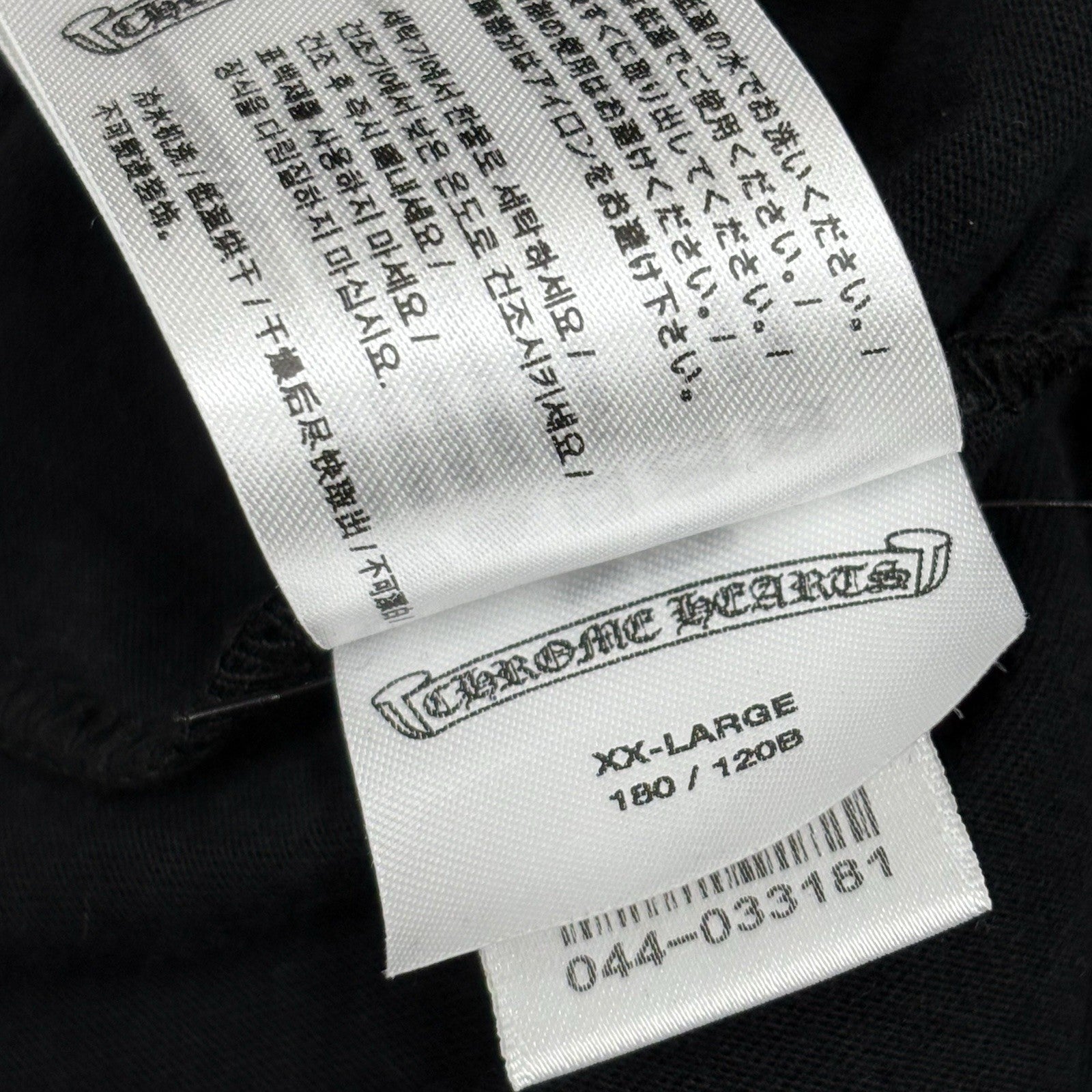 Size XXL - Chrome Hearts Los Angeles Exclusive Long Sleeve ' Black ' | NEW!
