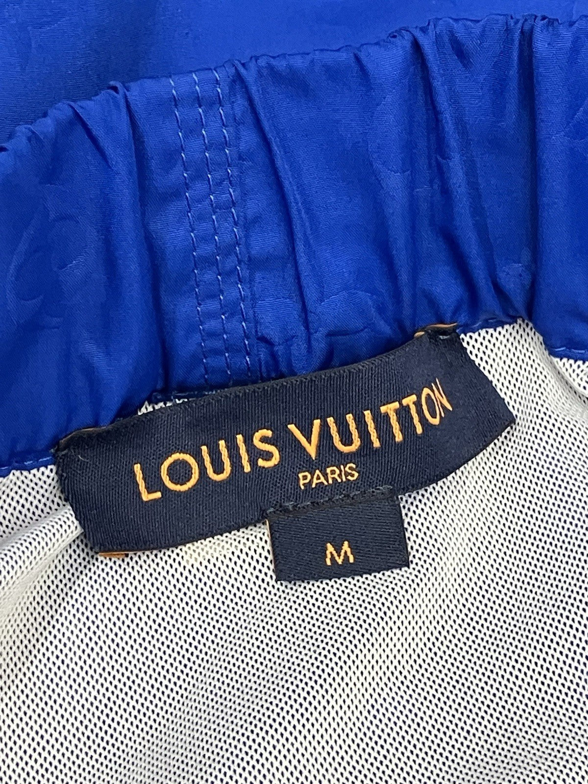 Size M - Louis Vuitton Monogram Swim Board Shorts ' Blue France ' | SUPER CLEAN!