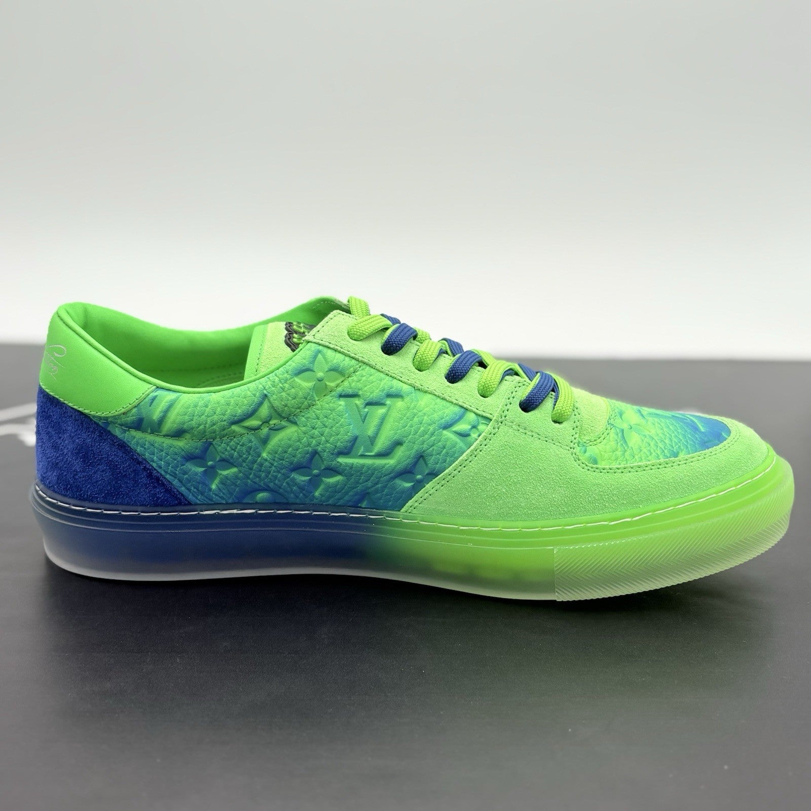 Size 9 LV (10-10.5 US) Louis Vuitton Ollie Richelieu ' Green ' | BRAND NEW!