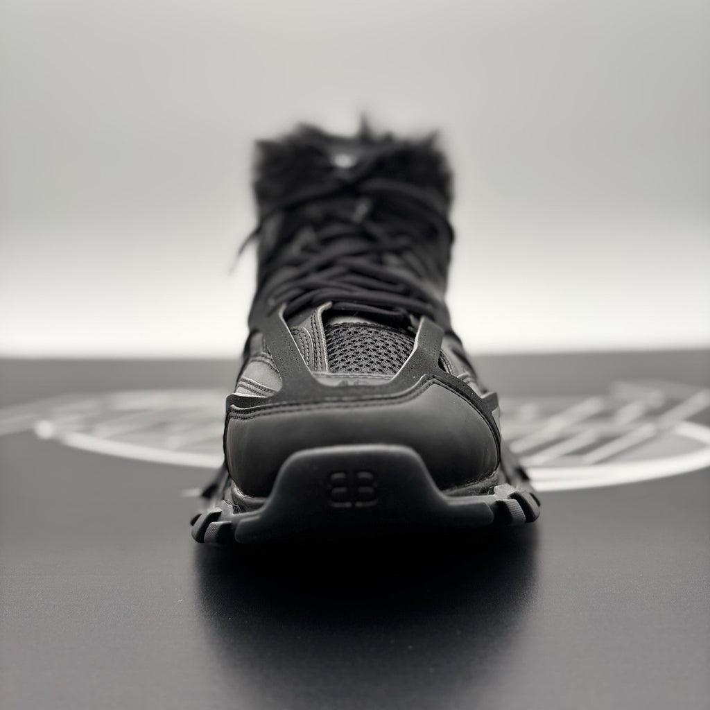Size 46 (US 13) - Balenciaga Track Faux Fur ‘ Black ' | BRAND NEW!