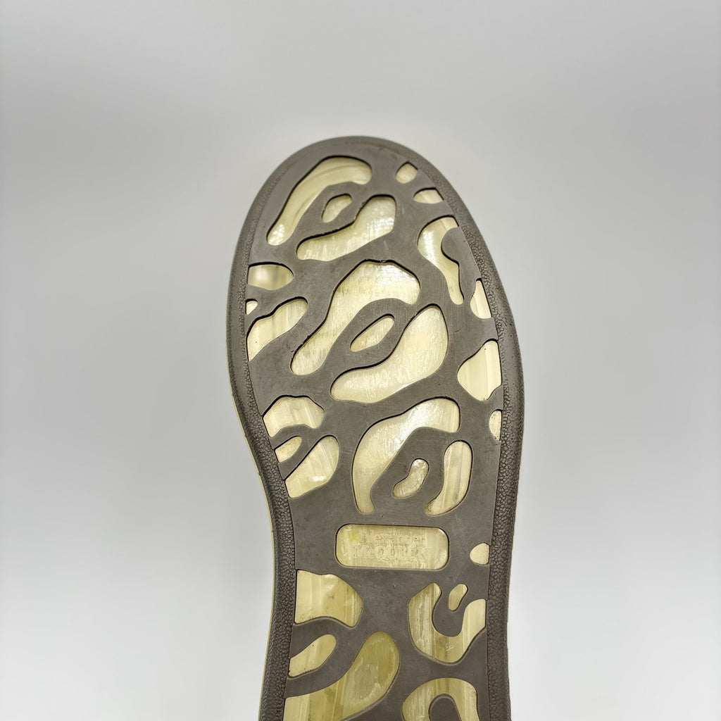Size 42 (9 US) Alexander McQueen ' Transparent Sole, Snakeskin ' | GREAT!