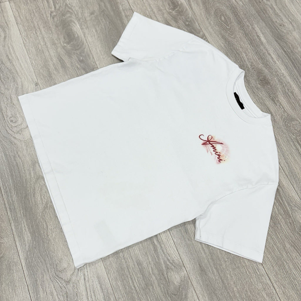 Size M - Amiri Airbrush Cotton T-Shirt ' White ' | GREAT CONDITION!