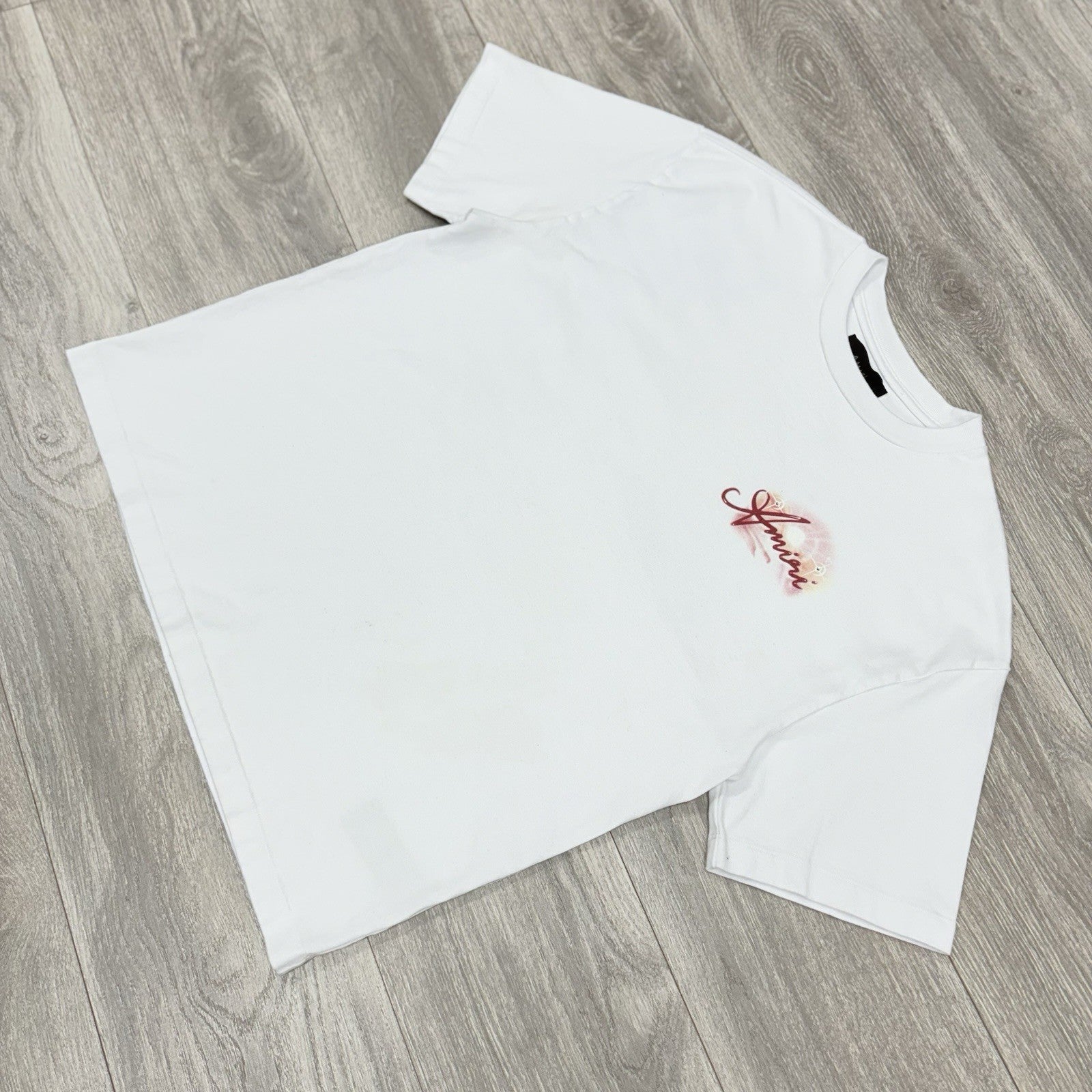 Size M - Amiri Airbrush Cotton T-Shirt ' White ' | GREAT CONDITION!
