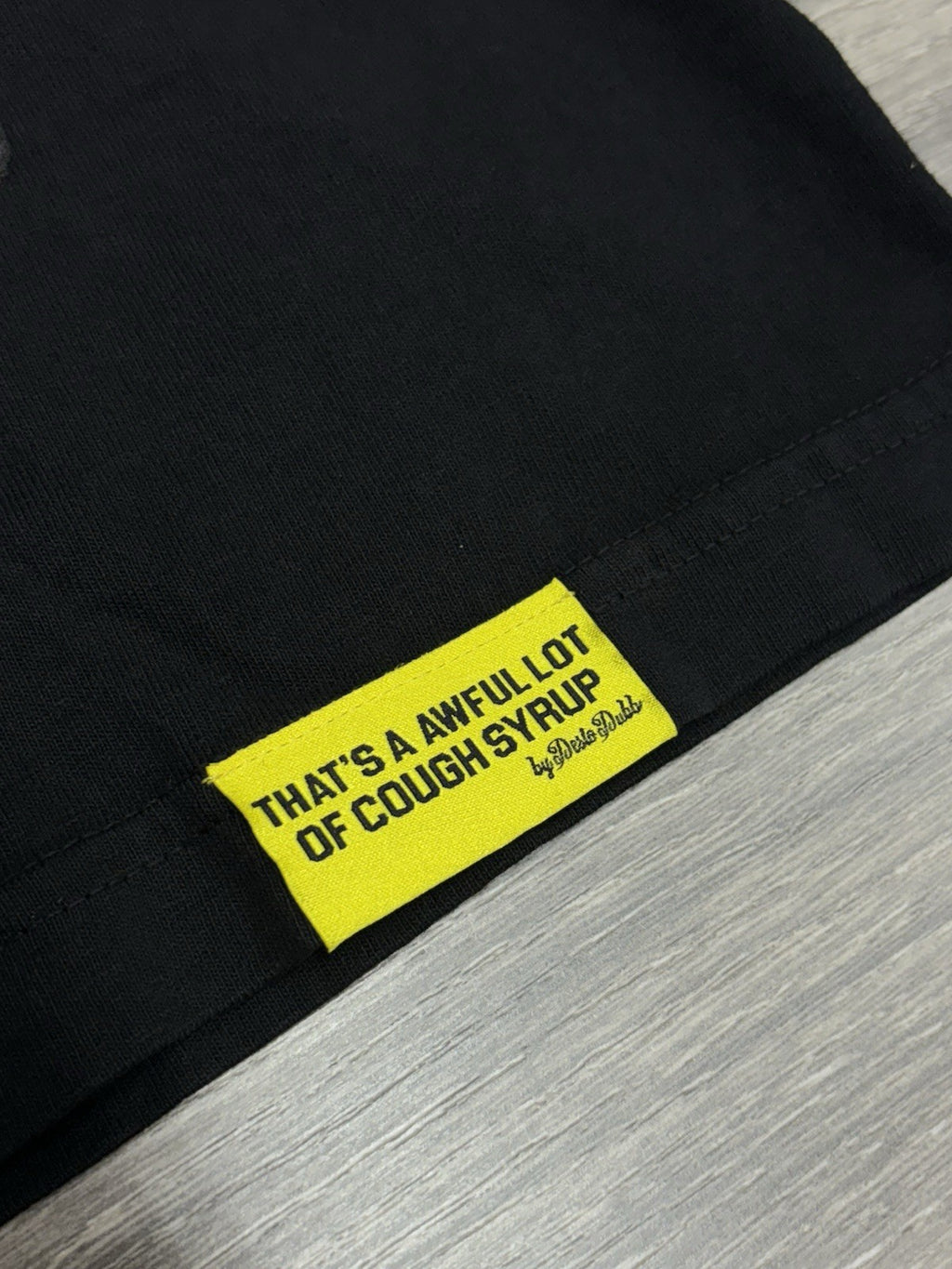 Size M - That’s A Awful Lot Of Cough Syrup X Persona T-Shirt ' Black ' | NEW!