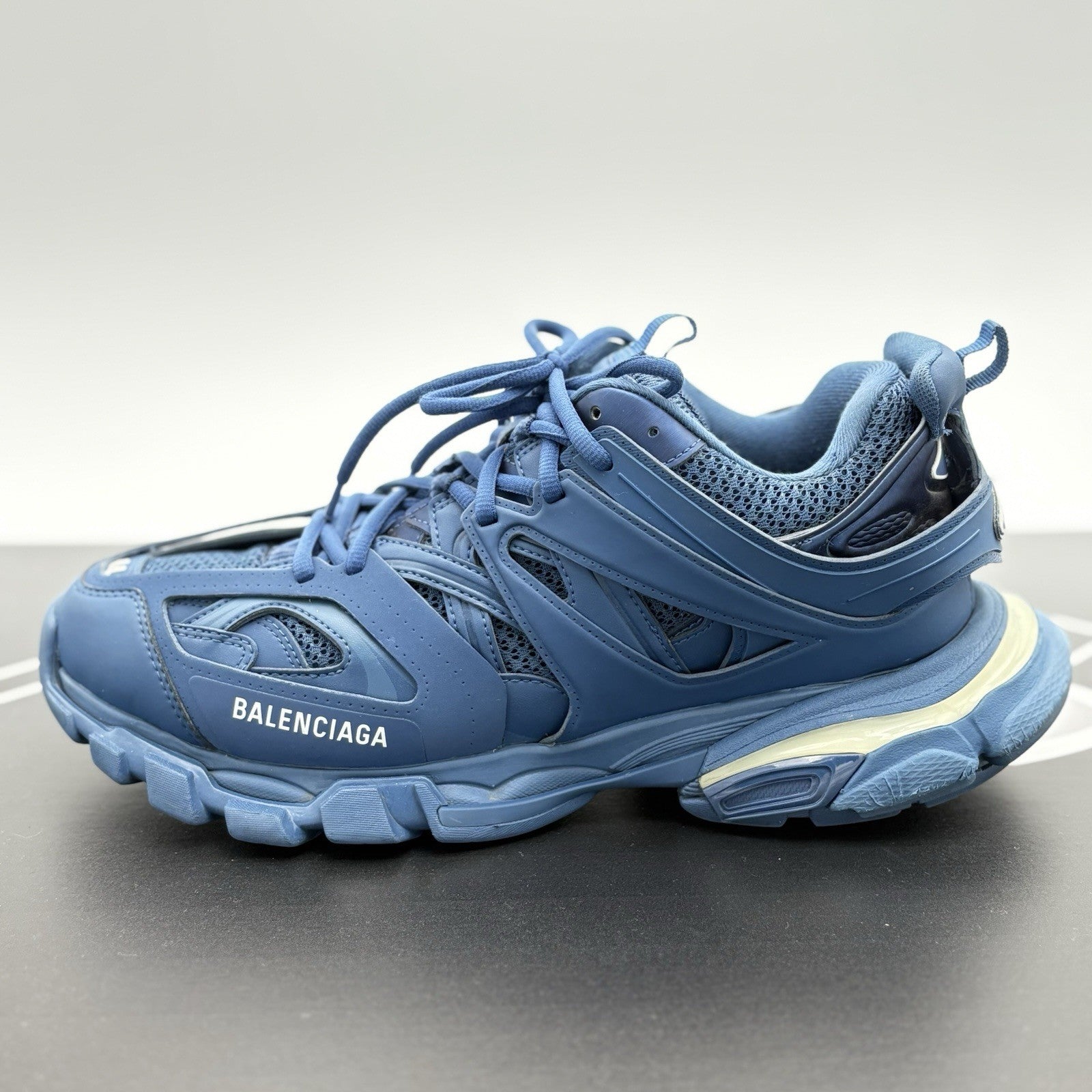 Size 44 (11 US) - Balenciaga Track LED Sneaker ' Navy ' | GREAT CONDITION!