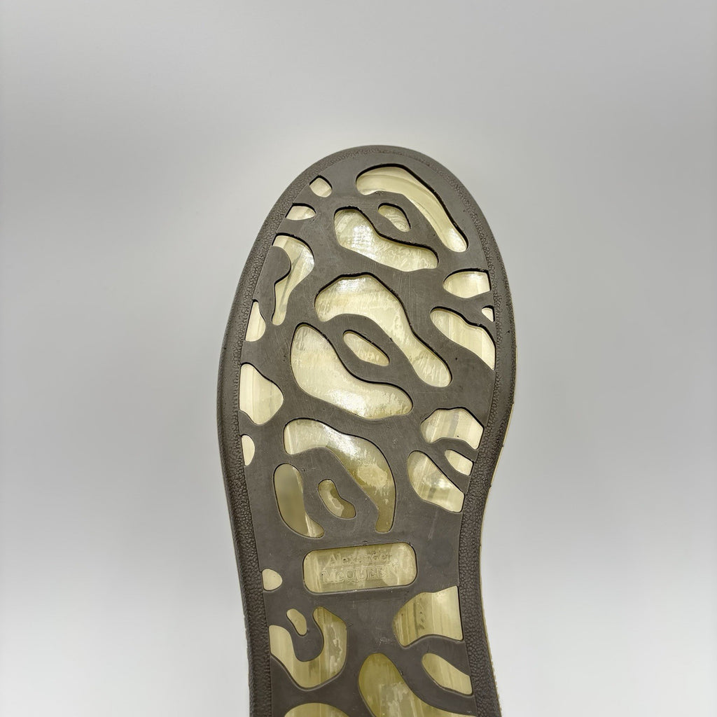 Size 42 (9 US) Alexander McQueen ' Transparent Sole, Snakeskin ' | GREAT!