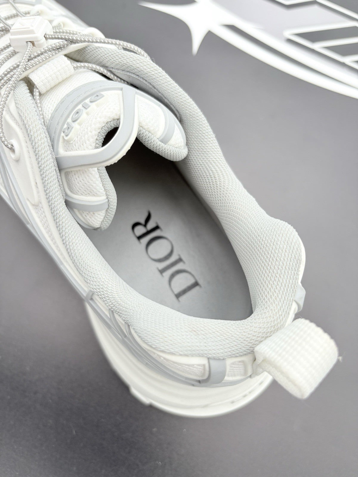 Size 41 (8 US) - Dior B31 Runner ' White Grey ' | ONLY WORN ONCE!