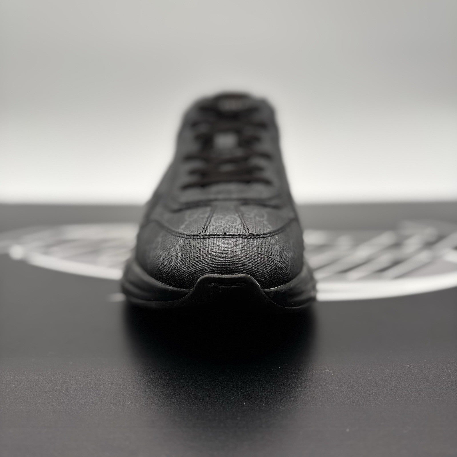 Size 10 G (10.5 US) - Gucci Rhyton ' Monogram Black ' | GREAT CONDITION!