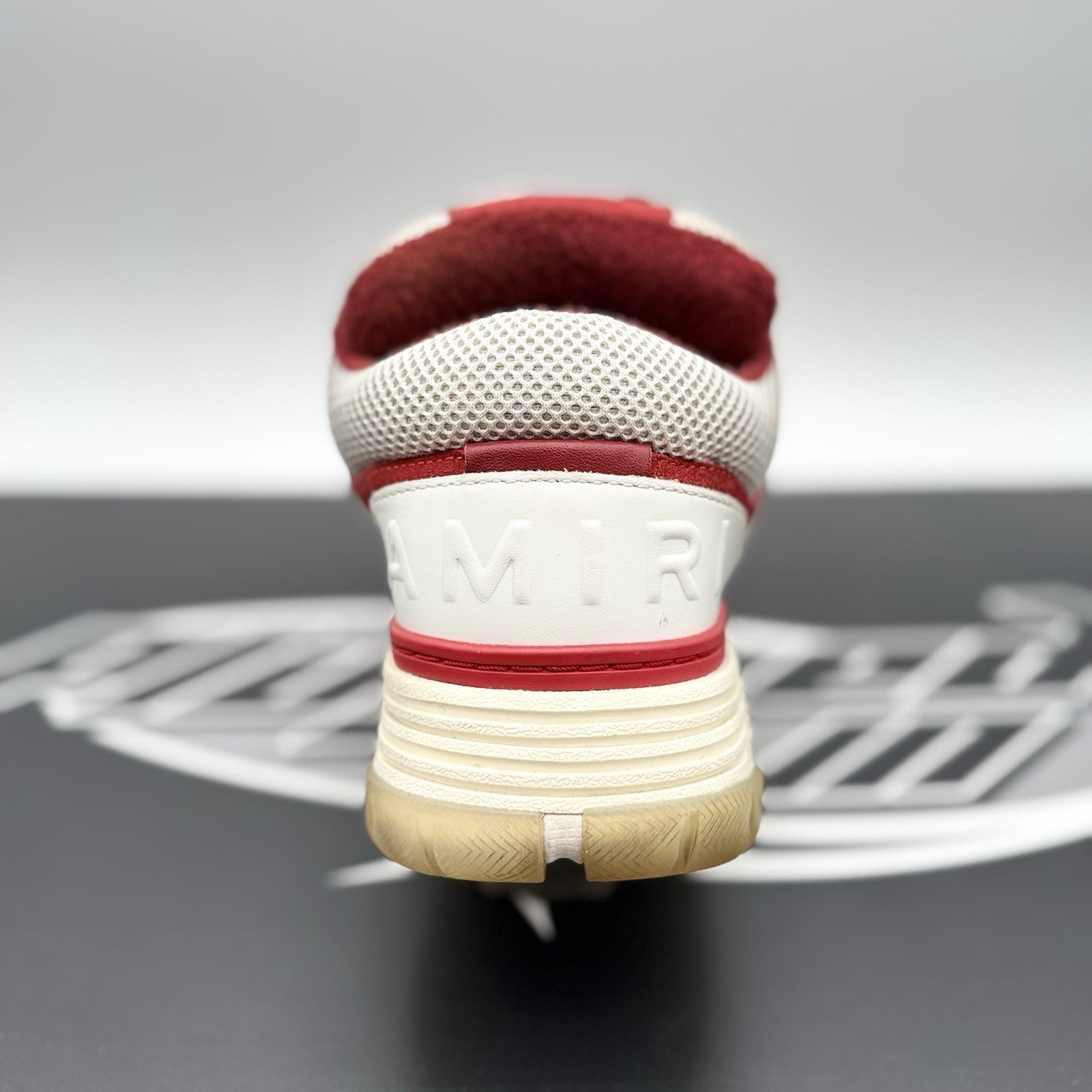 Size 42 (9 US) Amiri MA-1 ' White, Red ' | GOOD CONDITION!
