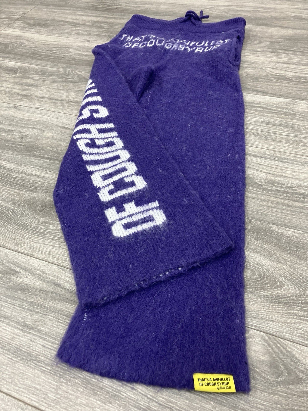 Size XXL - That's A Awful Lot Of Cough Syrup Mohair Pants ' Purple ' | NEW!