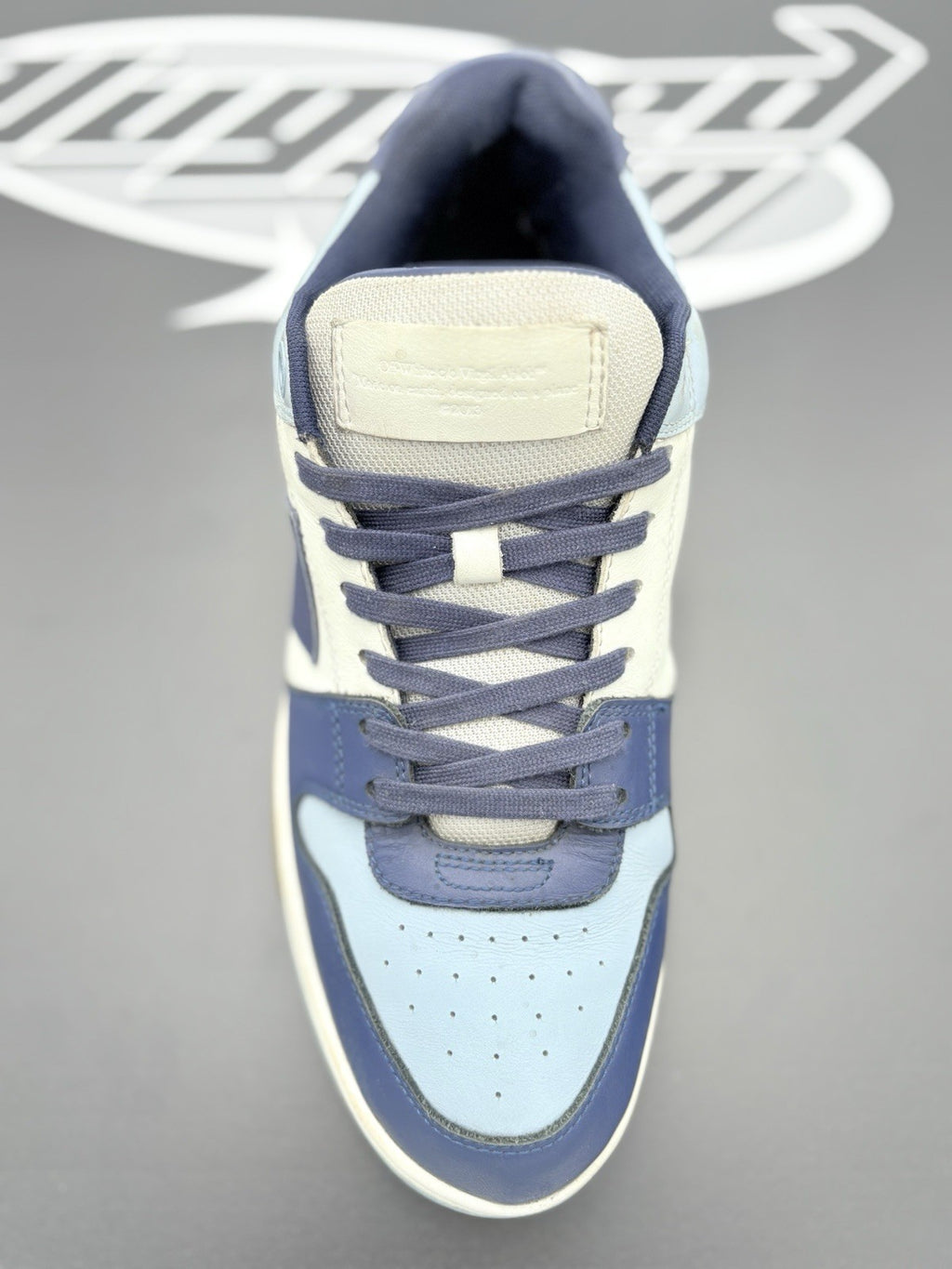 Size 43 (10 US) Off-White Out Of Office ' Blue White '