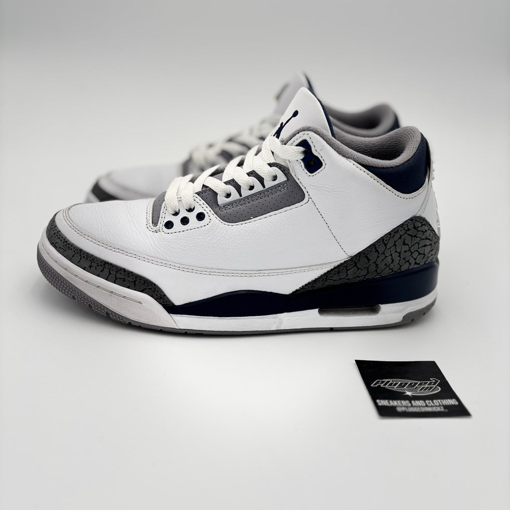 Size 8.5 - Air Jordan 3 Retro Midnight Navy | GREAT CONDITION!