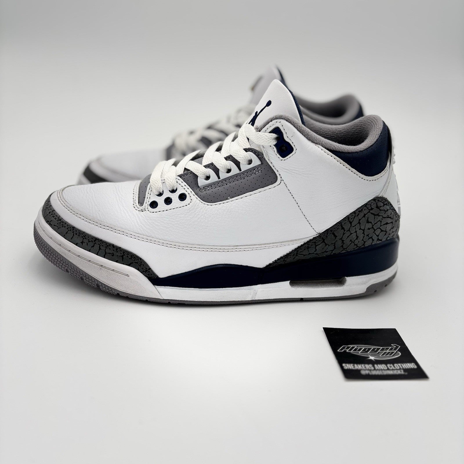 Size 8.5 - Air Jordan 3 Retro Midnight Navy | GREAT CONDITION!