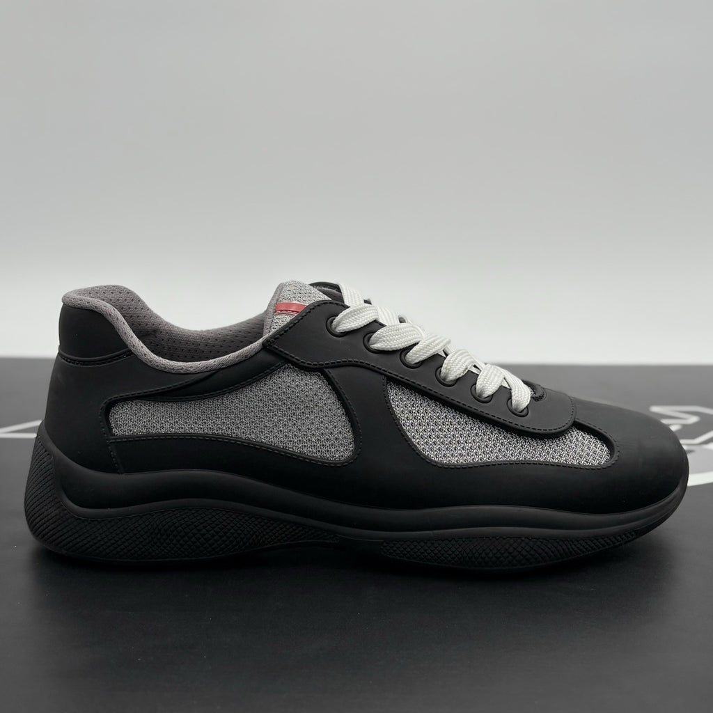 Size 40 (7 US) - Prada America's Cup Soft Rubber ' Black ' | SUPER CLEAN!