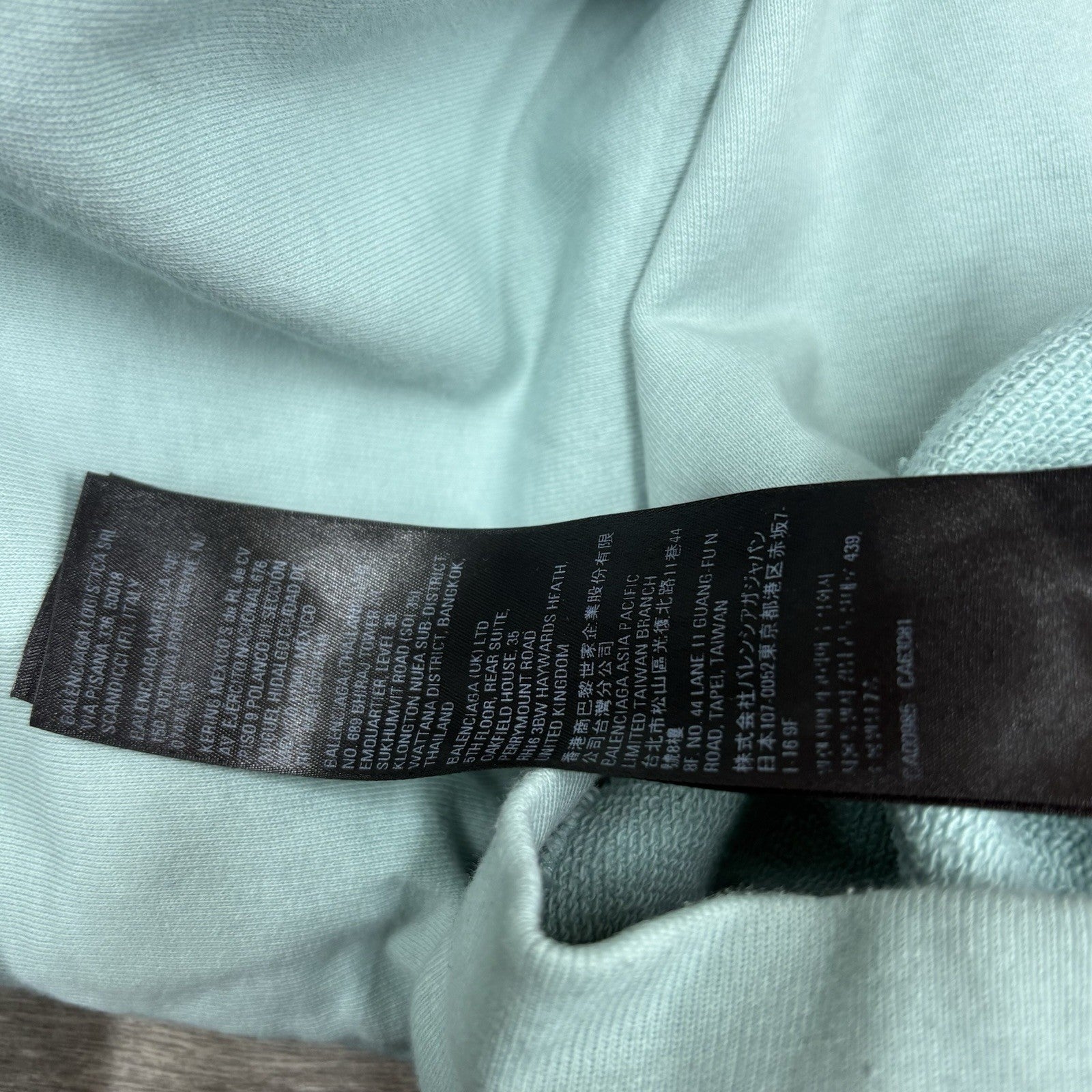 Size Medium - Balenciaga Embroidered BB Icon Logo Hoodie ' Blue ' | GOOD COND!