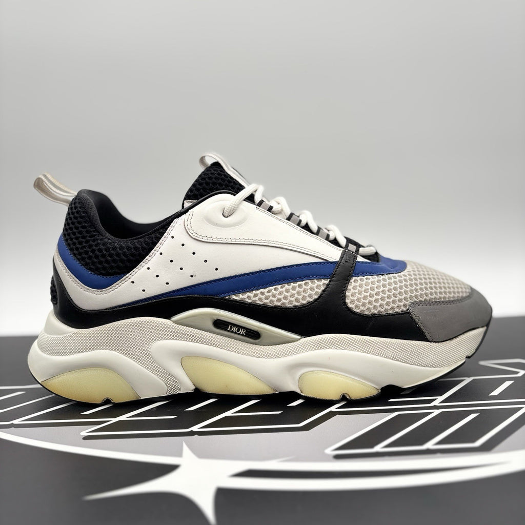 Size 46 EU (13 US) - Dior B22 Sneaker ' White, Blue, Black Reflective '