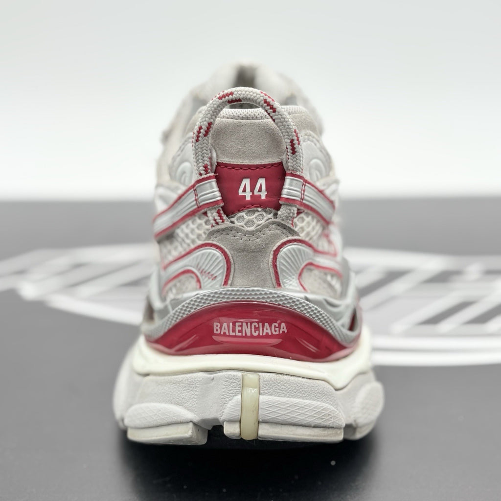 Size 44 (11 US) - Balenciaga Runner 2.0 ' White Grey Red ' | GREAT CONDITION!