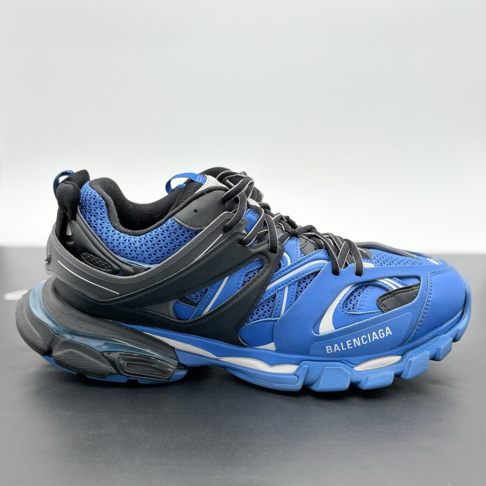 Size 46 (13 US) - Balenciaga Track Sneaker ' Blue Black ' | SUPER CLEAN!