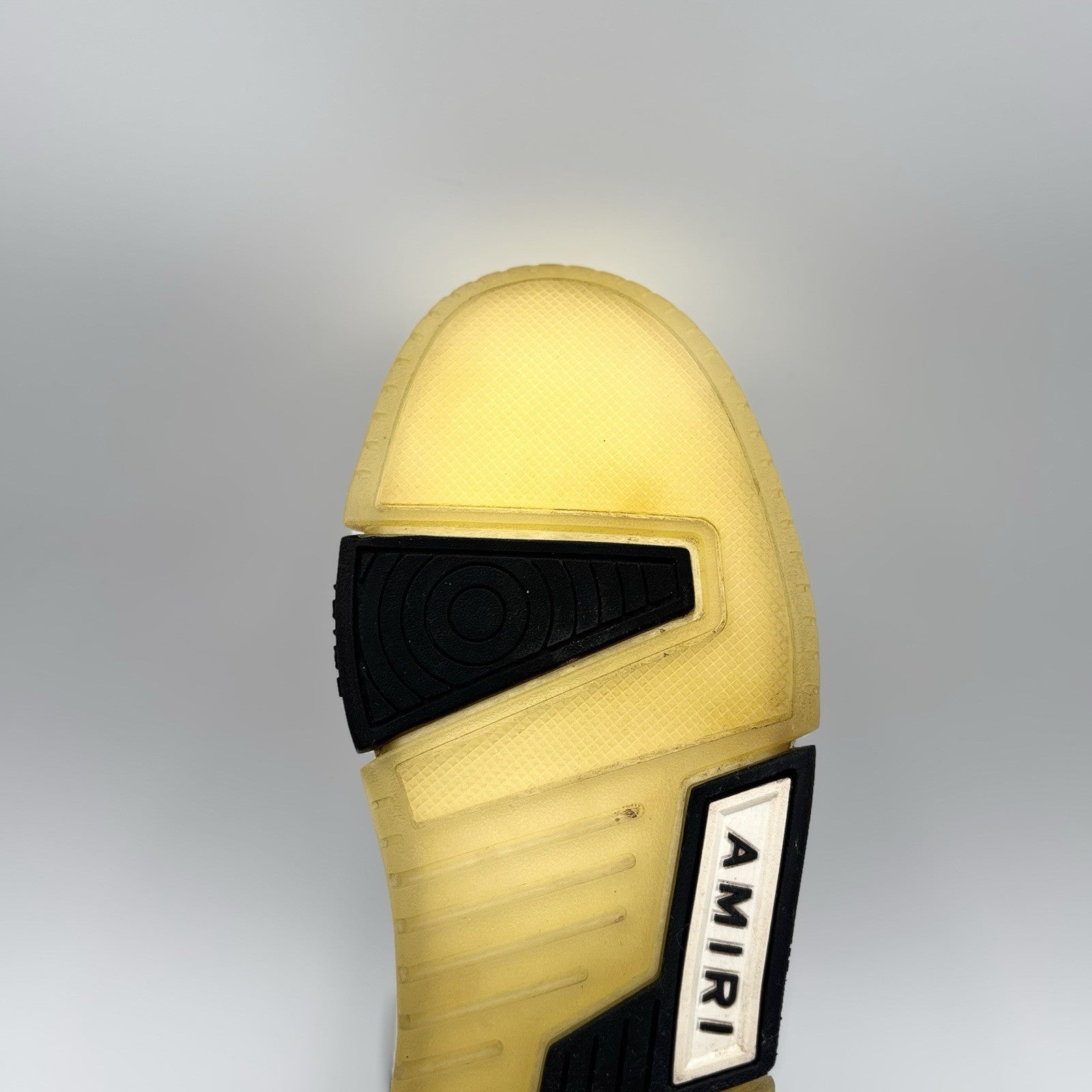 Size 43 (10US) - Amiri Stadium Low Top Sneakers ‘ White , Black ‘ | GOOD COND!