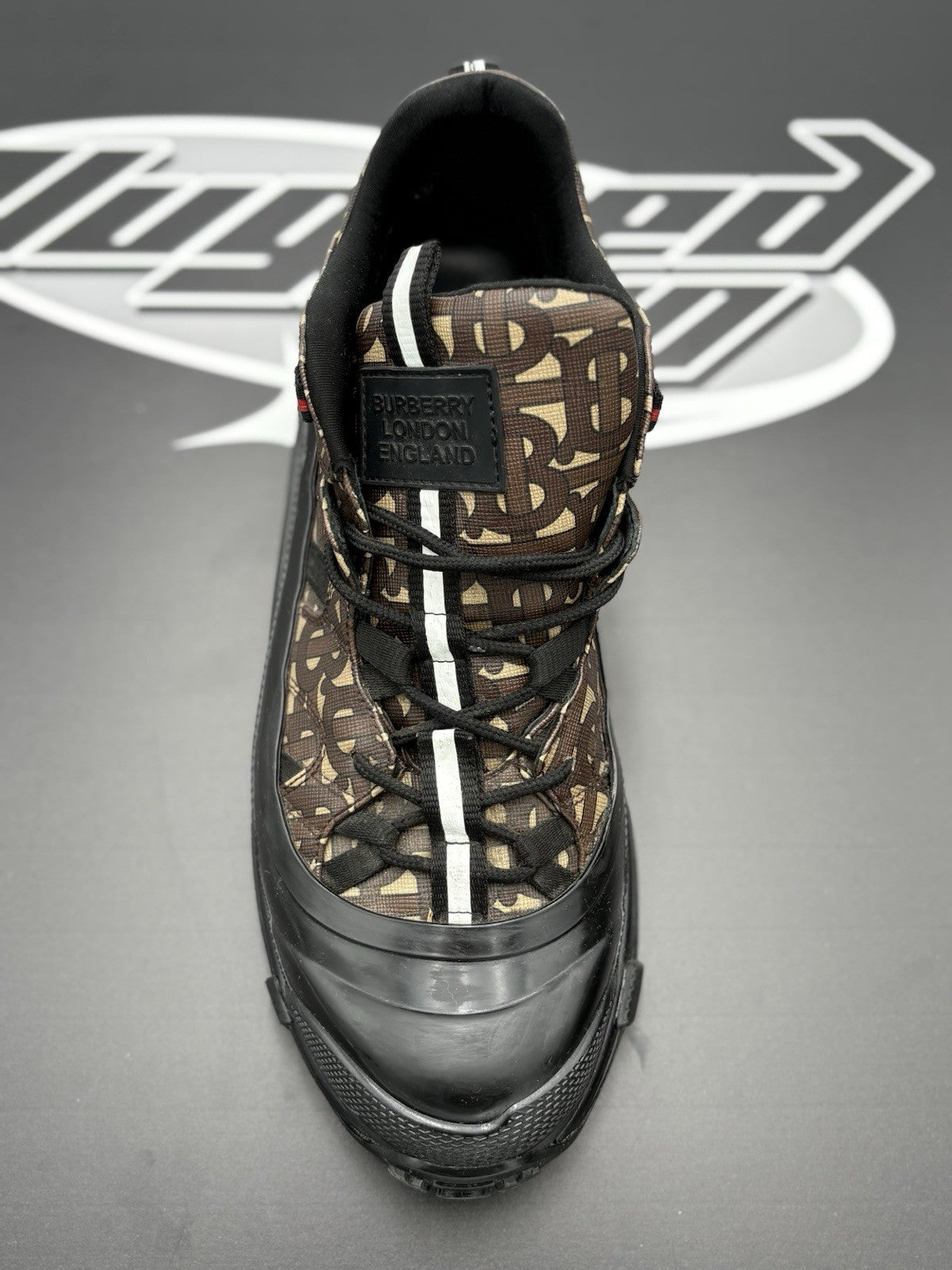 Size 46 (13 US) Burberry Arthur Low-Top  ' Monogram Print ' | GOOD CONDITION!