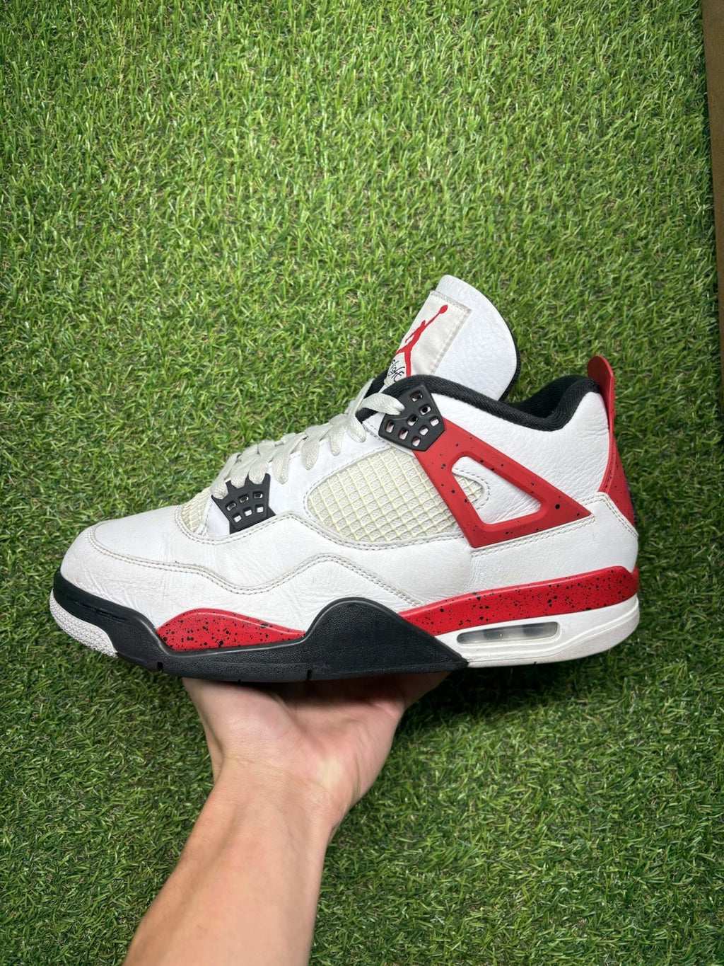 Size 10 - Jordan 4 Retro Mid Red Cement | GOOD CONDITION!