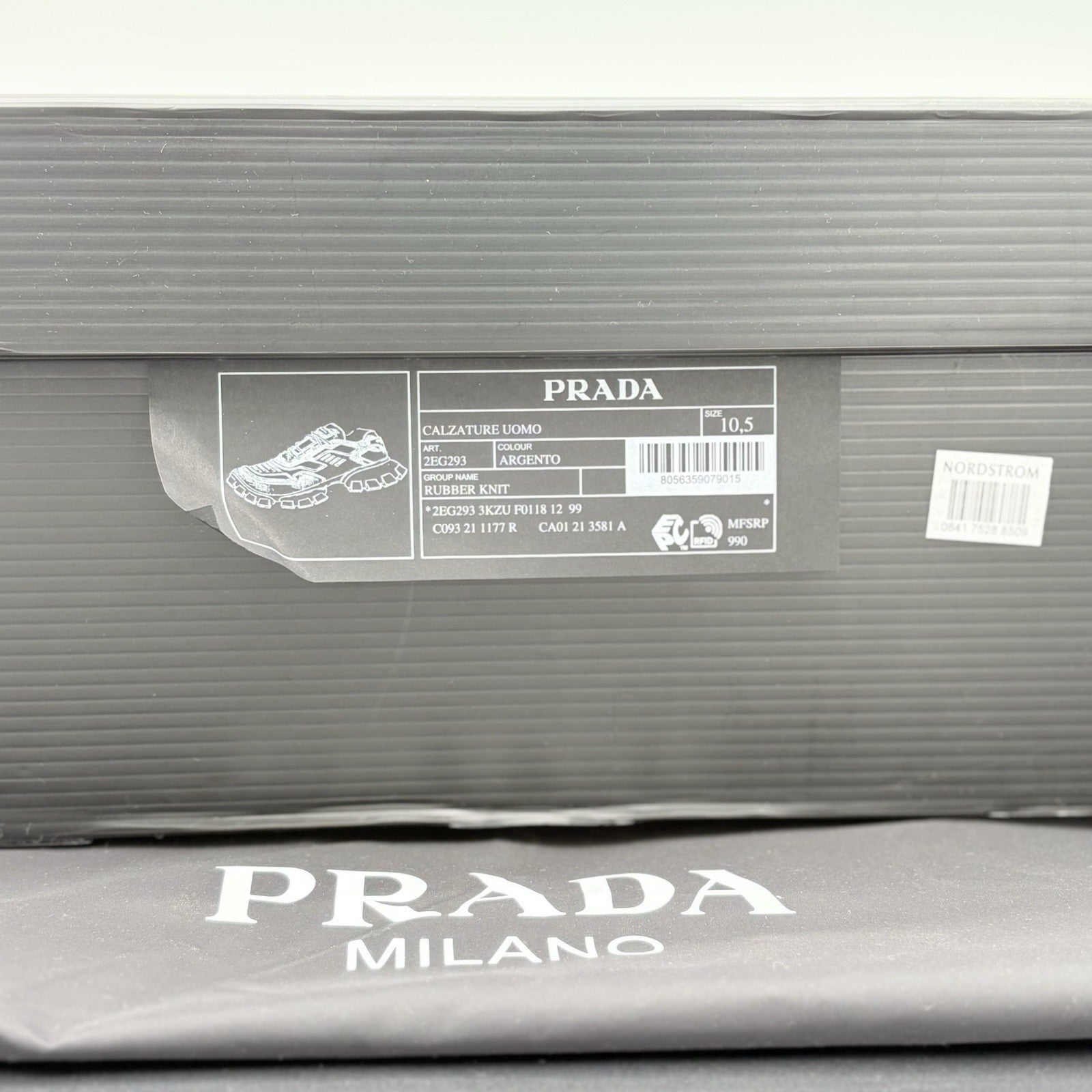 Size 10.5 UK (11.5 US) - Prada Cloudbust ' Graphite ' | GREAT CONDITION!