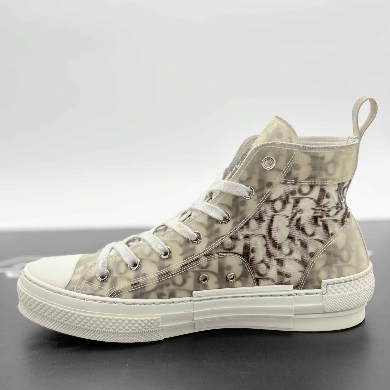 Size 41 (8 US) - Dior B23 Oblique High ' Beige ' | GOOD CONDITION!
