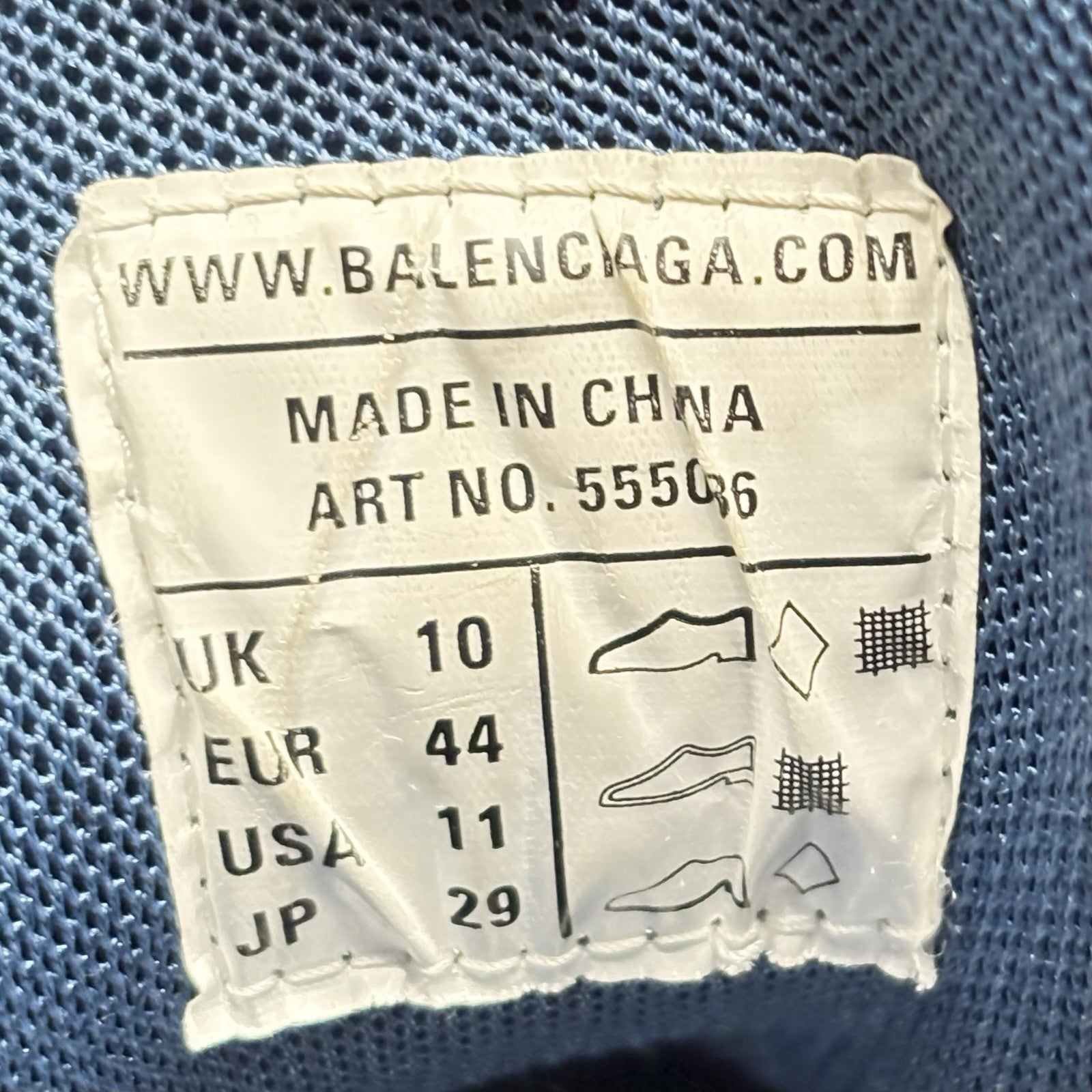 Size 44 (11 US) - Balenciaga Track LED Sneaker ' Navy ' | GREAT CONDITION!